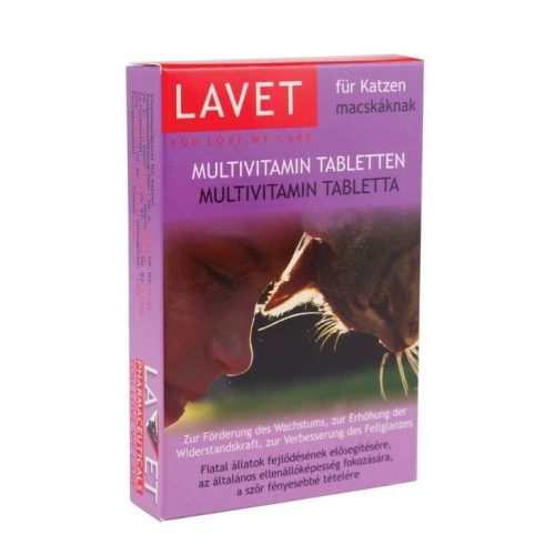 LAVET multivitamin tabletta macskáknak