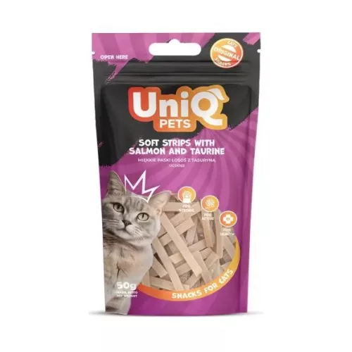 Uniq pets - Puha lazaccsíkok taurinnal 50 g