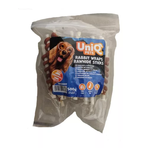 UNIQ Pets Nyúlhússal körbetekert bőrpálca 