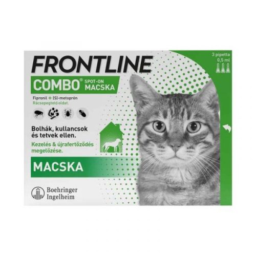 FRONTLINE COMBO rácsepegtető oldat macskáknak (0,5 ml) 