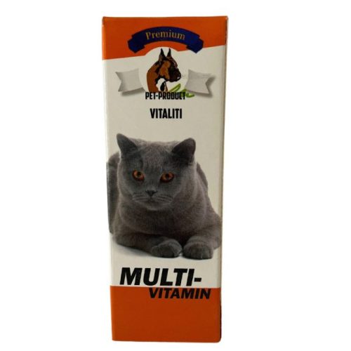 PET PRODUCT VITALITI MULTI CSEPP MACSKÁKNAK 30 ML