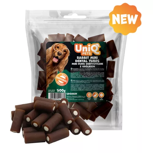 UniQ PETS Nyúlhúsos fogtisztító szendvics - 500g