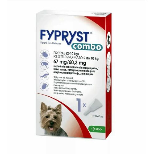 FYPRYST COMBO 0,67 ML KUTYA ( 2-10 KG)1X