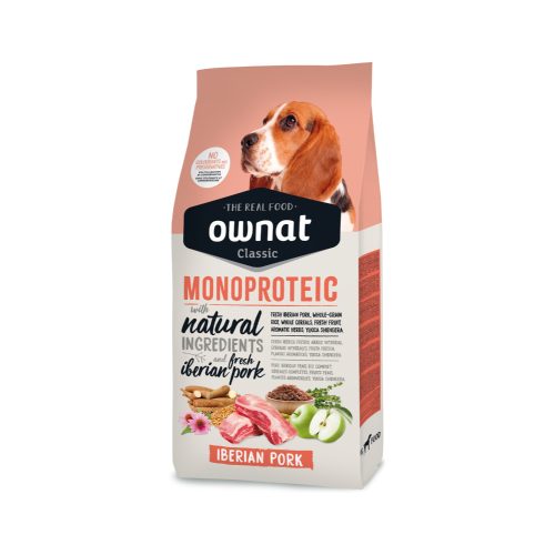 OWNAT CLASSIC DOG MONOPROTEIC IBERIAN PORK 12 KG