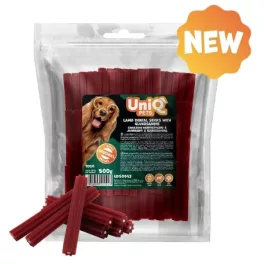 Uniq pets - bárányhúsos dental sticks (10cm) 500 g