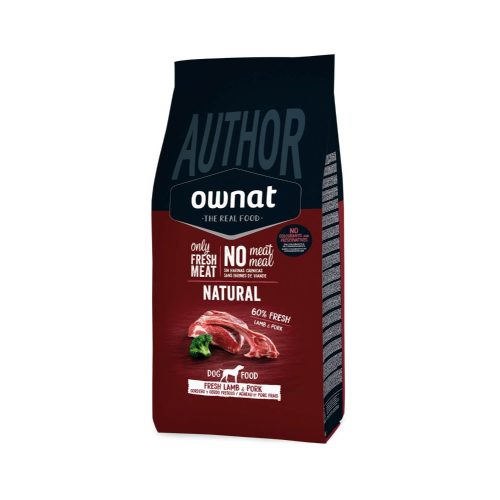 OWNAT AUTHOR DOG FRESH LAMB & PORK 10 KG