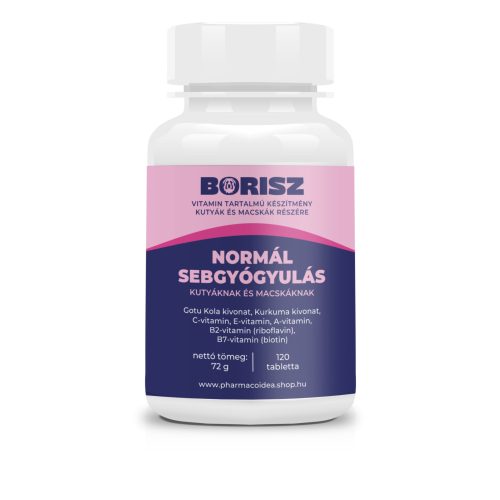 BORISZ VITAMIN - SEBGYÓGYULÁSRA KUTYÁKNAK ÉS MACSKÁKNAK 120DB
